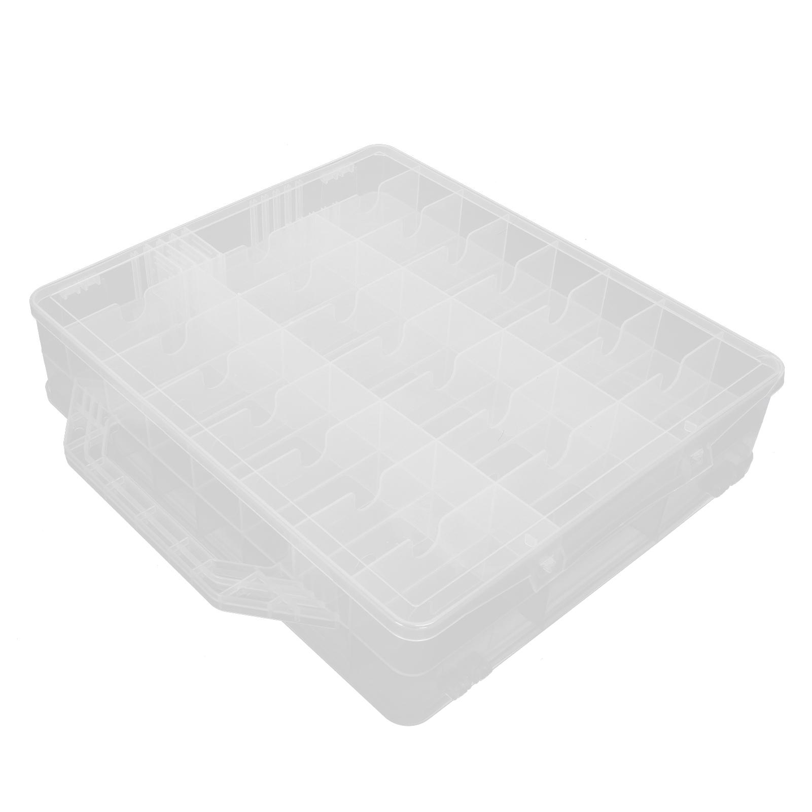 

Прозрачный кейс для хранения лаков для ногтей Домашний салон Органайзер для лаков для ногтей на 48 бутылочек