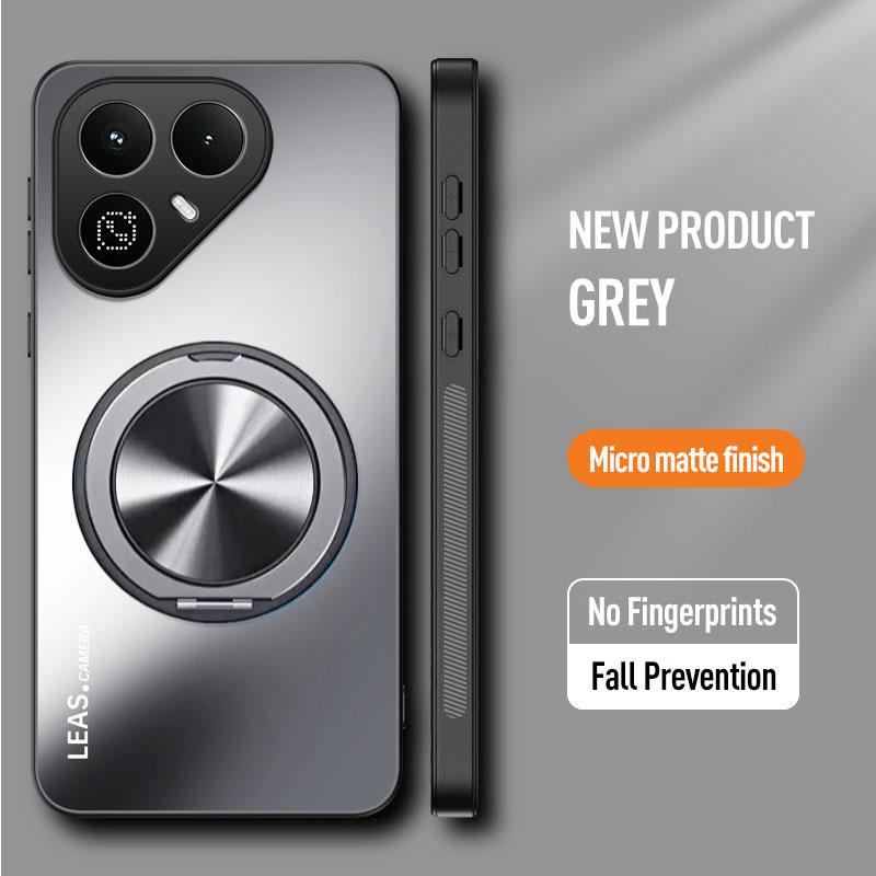 For Magsafe Hard Shockproof Cover For Tecno Pova 8 Pova 7 Ultra 7Pro 7NEO AG Frosted Magnetic Ring Holder Matte Shell Phone Case