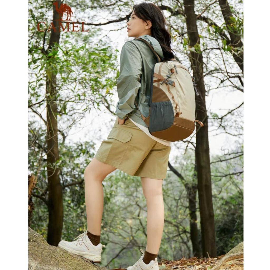 Camel Backpack, Water-Resistant Travel Bag, Lightweight, Hiking And Mountaineering, 19L, 29*13*47.5cm