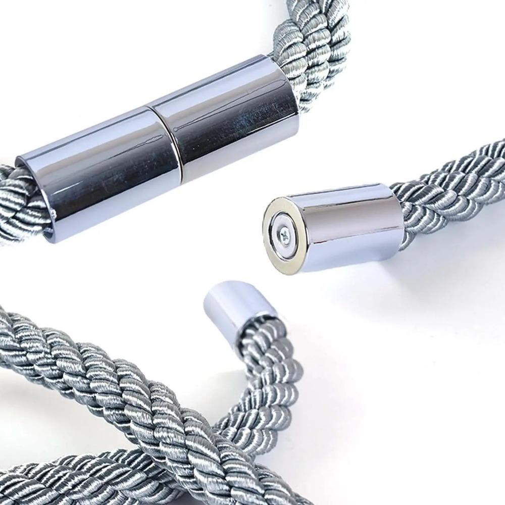 Magnetické úchyty na závěsy 20 palců Moderní jednoduchost Závěsné šňůry s silným magnetem pro domácí a kancelářské okenní dekorace