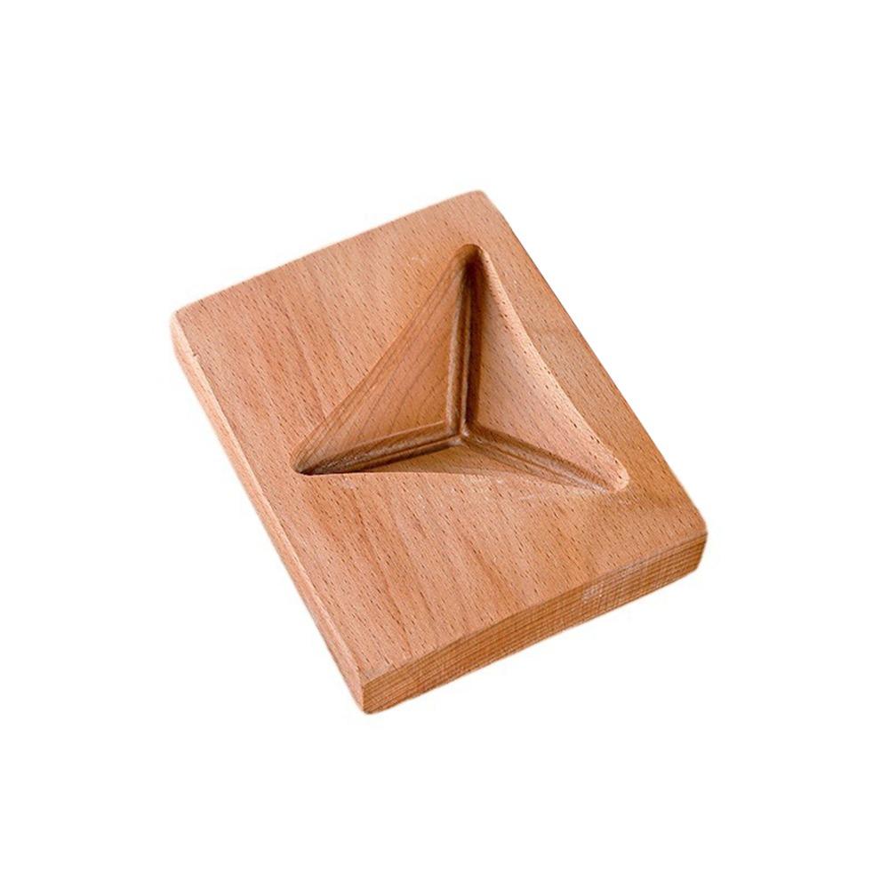 Non-stick Wooden Triangle Baozi Mold Easy To Release Steamed Bread Making Tools  Home