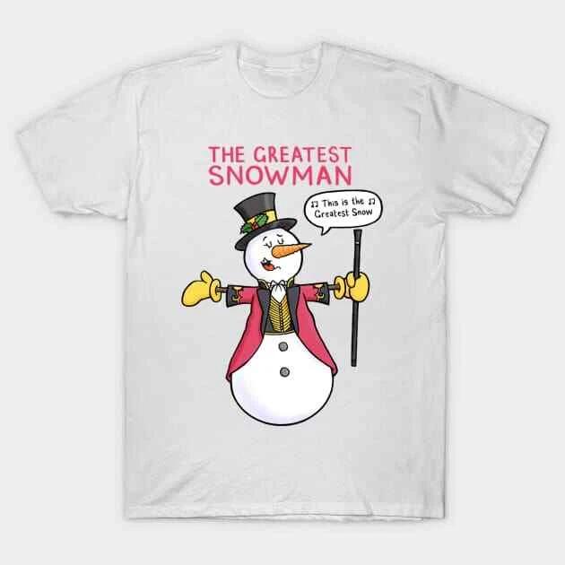 The Greatest Snowman Made in Australia T-Shirt XL
