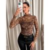 Spring And Autumn New Women'S Versatile Long Sleeve Daily Business Commuter Elegant Comfort Sexy Bottom Shirt Top