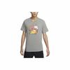 Nike Letter Cartoon Casual Sports Short-Sleeve T-Shirt for Men Gray