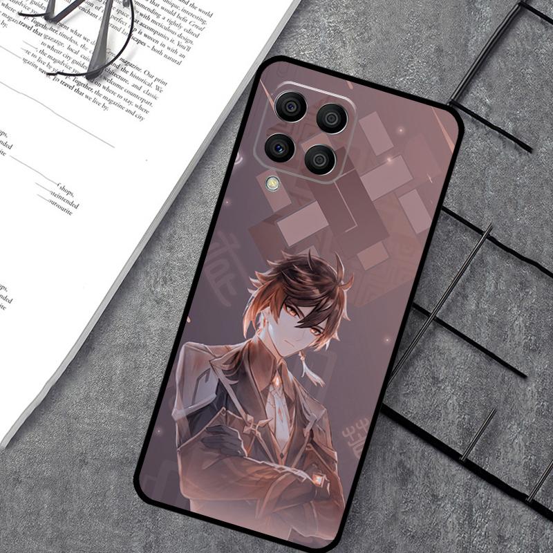

zhongli genshin impact Чехол Для Samsung Galaxy M55 M31 M13 M11 M12 M14 M15 M06 M16 M36 M56 M53 M32 M52 M35 M34 M54 Samsung M54