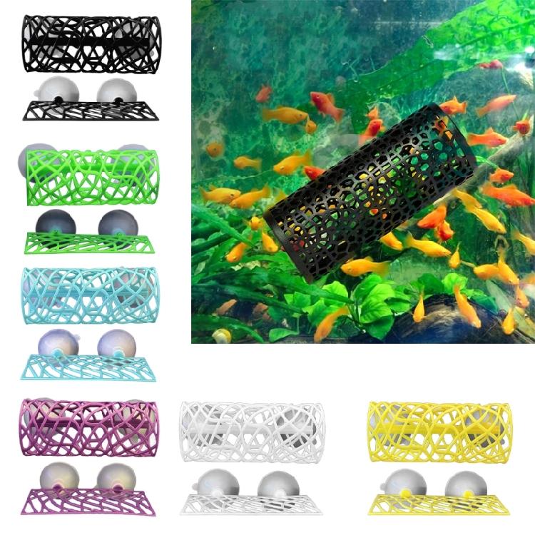 Hollowout Betta Habitat Tube for Fish and Shrimp Hideouts Resting Bed Suction Cup Betta Fish Shelter Safety Place