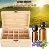 15 Slot Essential Oil Box Pine Display Anti Sunlight Essential Oil Storage Case for Home Beauty Center