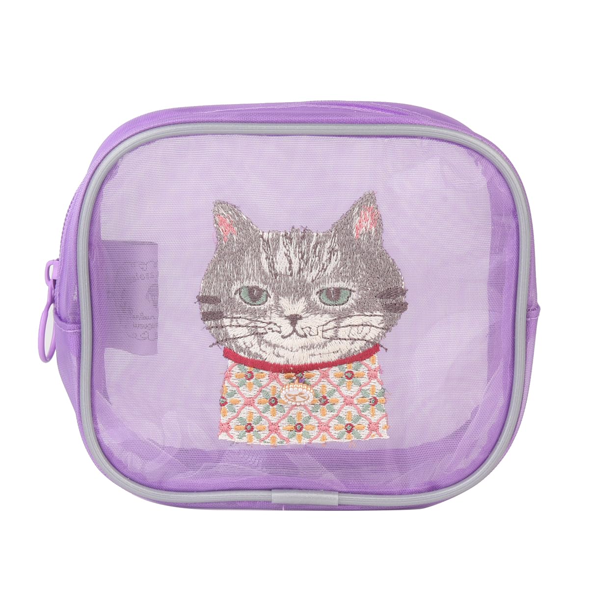 

Parlor Suzurando Mesh Fabric Cosmetic Purple [Kusuguru Japan] Pouch, фиолетовый