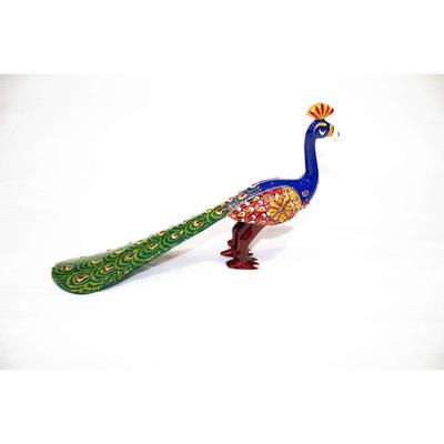 Handmade Metal Peacock Statue Showpiece Decorative Figurine for Home Living Room Office Bedroom Decor