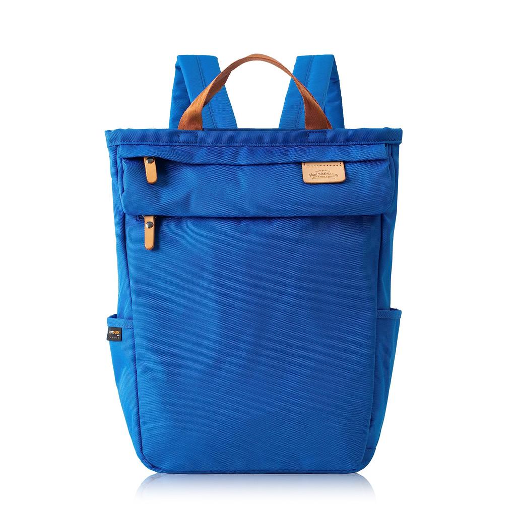 Heart Made Factory FY-0950 Tote Backpack, Unisex, A4 Size, Cordura Poly, Lisse Style Series (Blue)