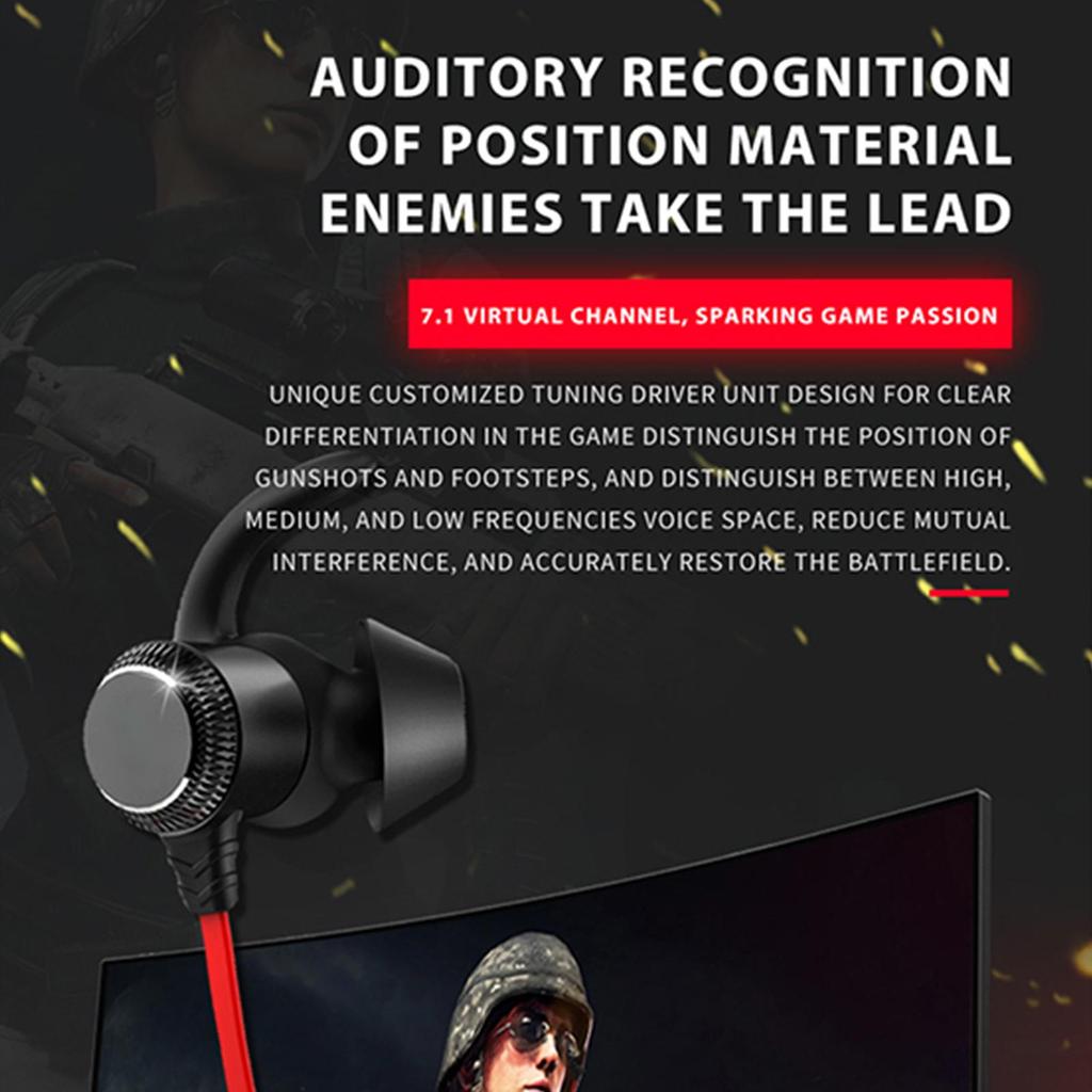 TAIOU TG10 Gaming Earphones USB Wired Headphone for Laptop PC with Noise Cancellation Microphone