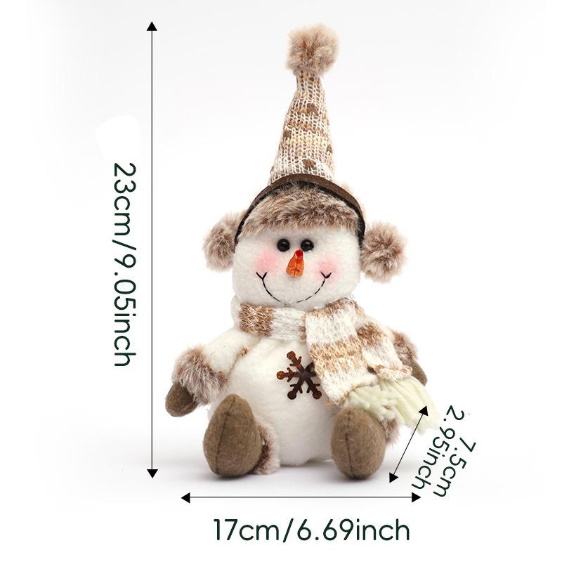 1PC Christmas Decorations Dwarf Figurines Long-Legged Rudolph Christmas Gift Ornaments