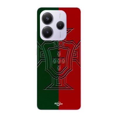 Case - Maniacase - Xiaomi Redmi Note 14 5G - Portugal Logo - Soft - Black, Green and Red