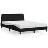 Bed Frame  Dover  Black 120x200 cm Fabric