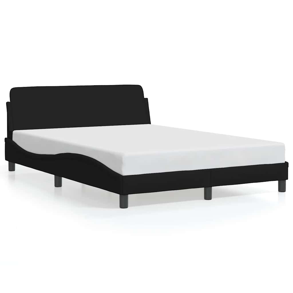 Bed Frame Dover Black 120x200 cm Fabric