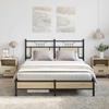 VidaXL Bed Frames Without Mattress Sonoma Oak 140x190 Cm 4106944