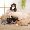 BDHD Premium Sleepy Animals Body Polar Bear and Brown Available In Sizes Fluffy and Squishy Plush Body Gift Polar Pillow, Bear, (Approx. 30cm, 50cm,
