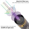 3W 365nm UV Flashlight - USB Rechargeable Black Light, Used for Pet Urine, Cat Ringworm, Mineral and Scorpion Detection (SV57)
