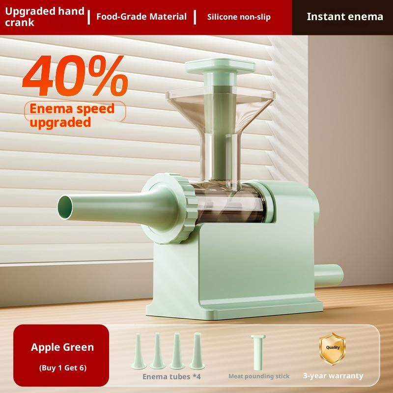 Manual Sausage Stuffer Machine Meat Grinder Filling Maker With Tubing Units For Homemade Production