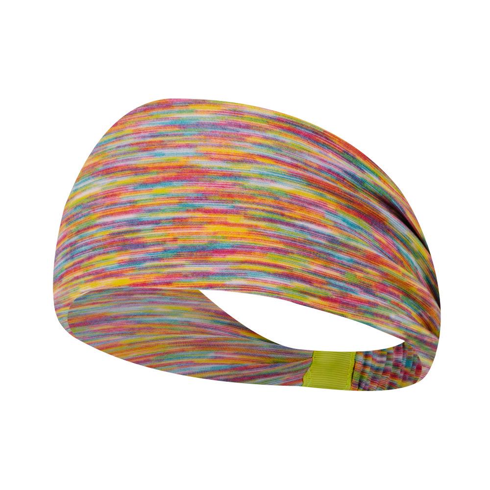 European & American Sweat-Wicking Antiperspirant Running Headband for Women