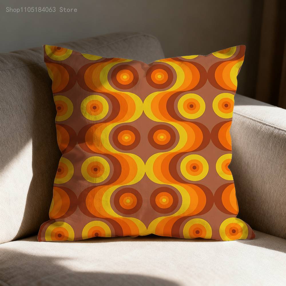 O-Orla Flower Stem Pillow Case For Sofa Decor Car Office Room Printing Cushion Cover Decorations and Protector