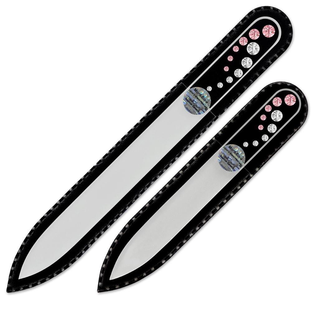 2-piece Nail File Set with Crystals for Women CO-MS