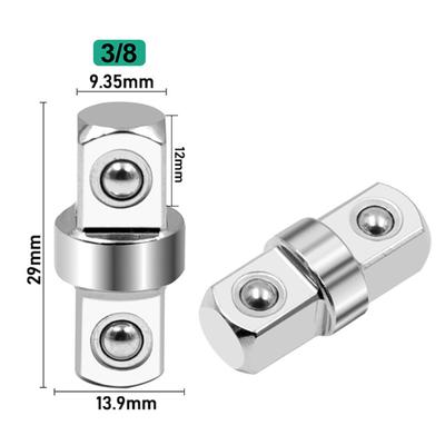 Adaptador de Vaso de 3/8" Adaptador de Cuadrado Exterior de Doble Vaso Para Reparación de Automóviles Mejoras para el Hogar Envío