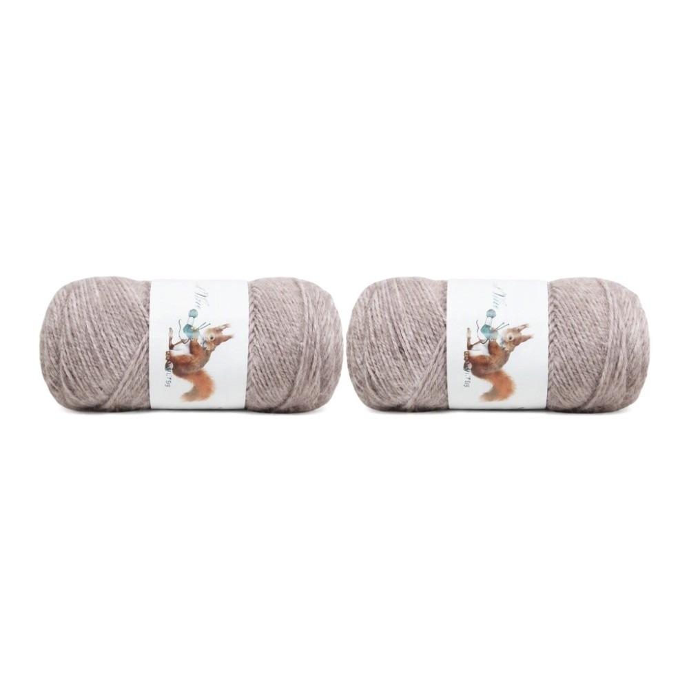 2pcs Medium Coarse Knitting Yarn Simply Soft Cotton Yarn Fashion Crochet Yarn For Sweater