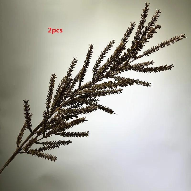 Künstlicher Haarpflanz-Weizenast Blumige Hochzeitsdekoration Simulation Hochgebirgsgras Grüne Pflanzen Hallendekoration Pflanze