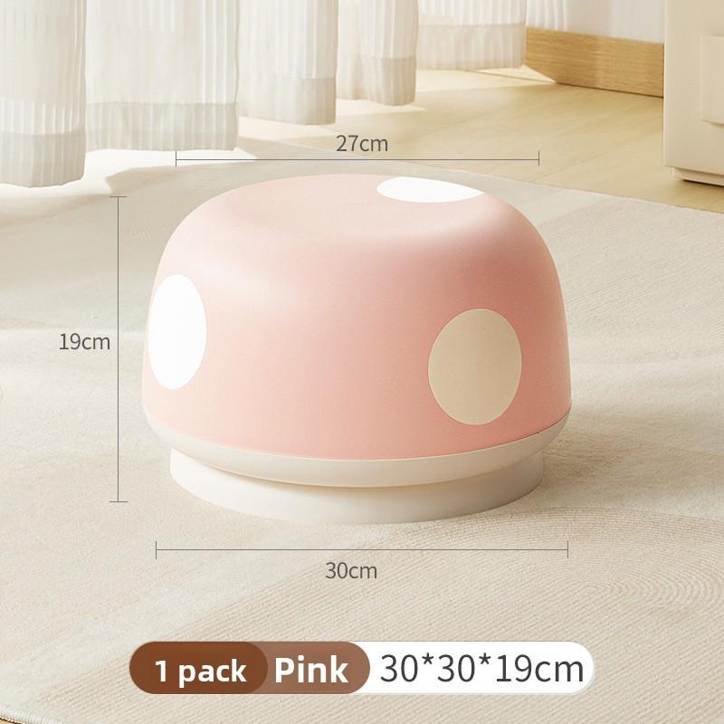 Little Mushroom Children's Stool - Adult Low Stool - Shoe Stool - Home Living Room - Cartoon Bathroom Stool - Toilet Stool