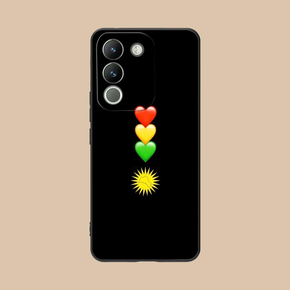 

Kurdistan Flag Matte TPU Mobile Phone Case for VIVO V60 V50 V40 V30 V29 V27 V25 V23 Pro Lite 5G Colorful Printing Cover vivo V23e