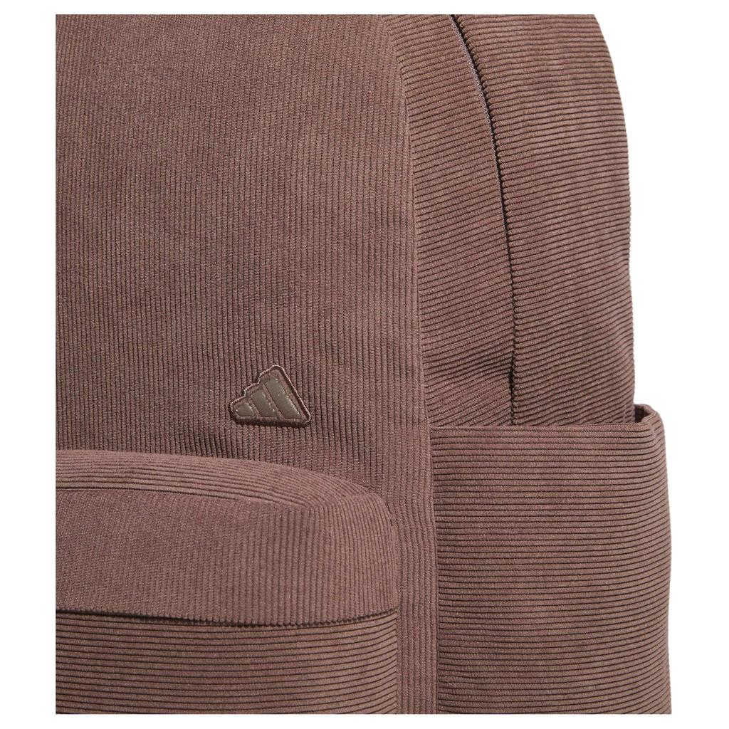 Adidas Corduroy Backpack Unisex Stratum Dark Earthy Brown KE6549
