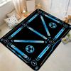 Soccer Training Football Practice Non-Slip Floor Mat Washable Decorative Area Rug for Playroom Bedroom Entryway Kitchen