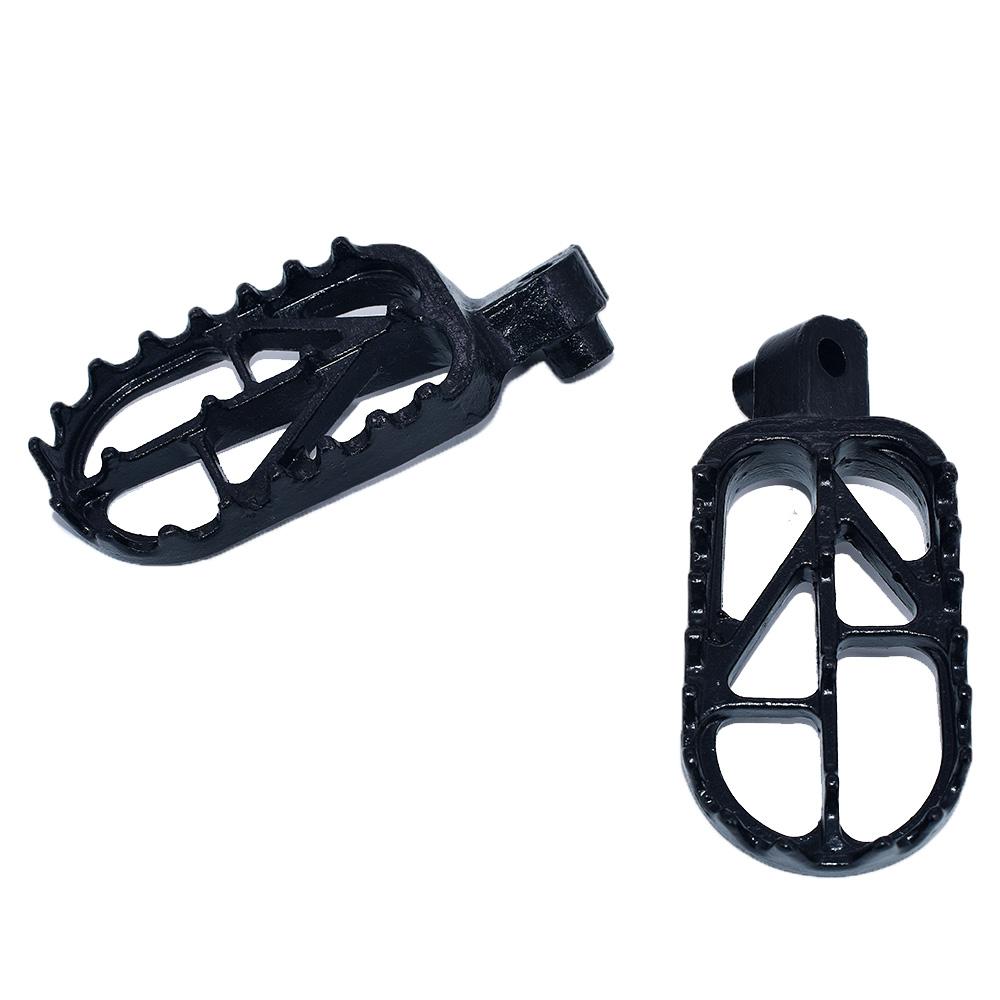 Steel Motorcycle Footpegs Foot Pegs Rest For Pit Dirt Motor Bike Pitster Pro XR50 CRF50 CRF70 SSR Thumpstar Motocross