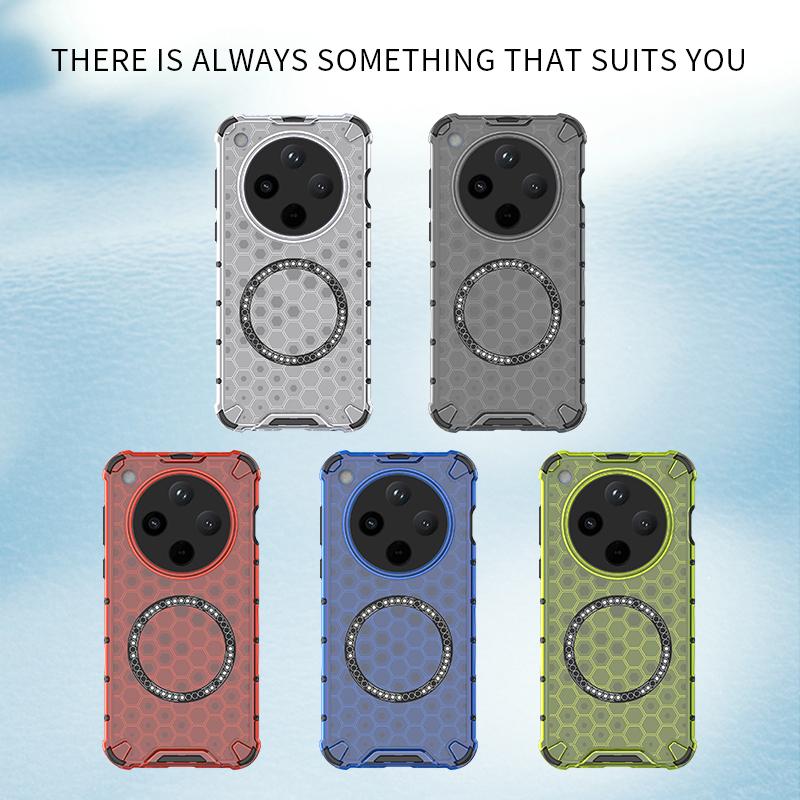 For OPPO Find X8 Pro 5g Magnetic Ring Back Cover Phone Case Magsafe Ring Wireless Charge Lens Protect Shockproof Coverage Funda