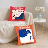 People Living In a Frame Cushion Cover Comfortable Reversible Pillow Cover Ideal for Car Sofa Bedroom & Beyond