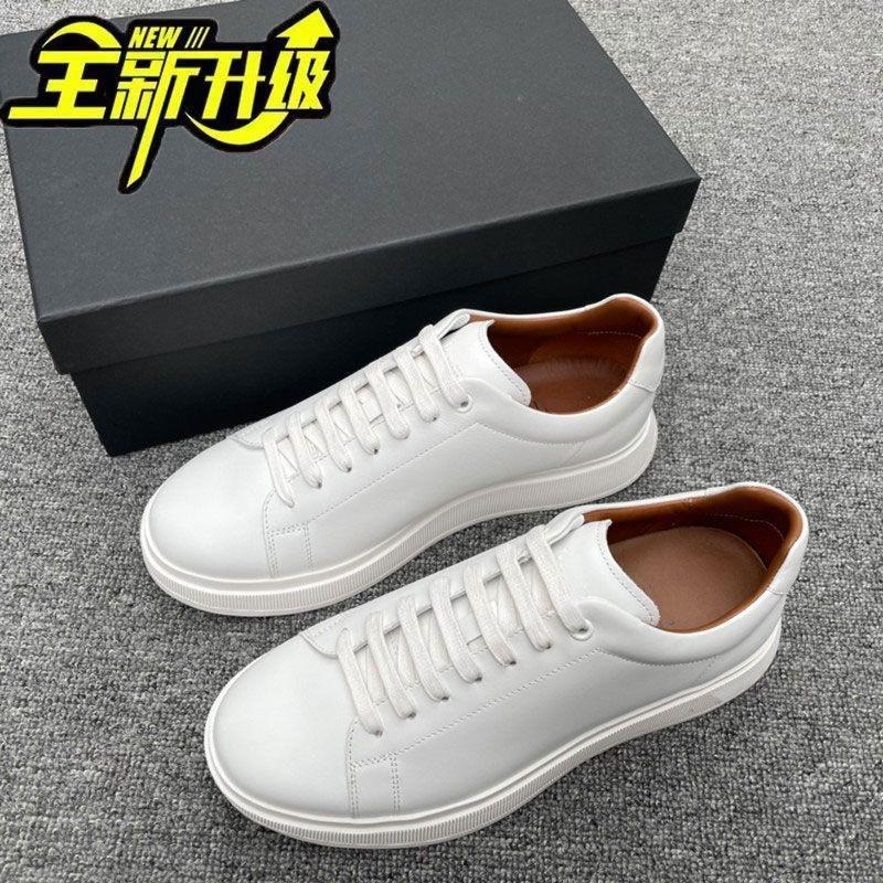 Sports business casual shoes thick-soled heightening men's board shoes low-top lace-up solid color little white shoes breathable new sports shoes