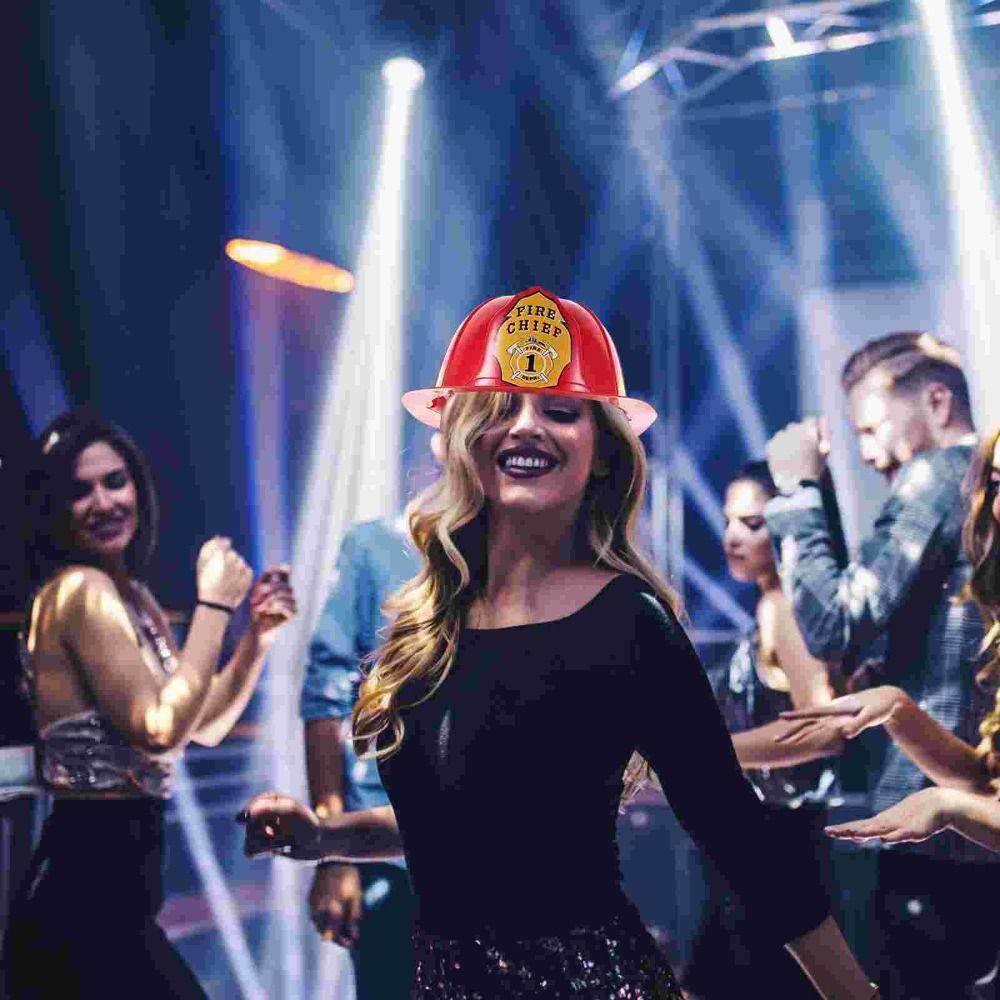 Fireman Hat Fireman Safety Helmet Makeup Toys Fireman Hat Toy Simulation Fireman Hat  Parent-Child