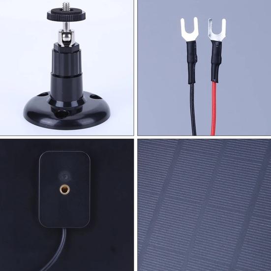 4W 5V Solar Panel Charger for Ring Camera Outdoor Waterproof