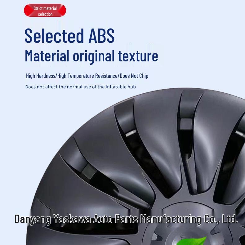 Tesla 19-Inch Model Y Full Wrap-Around Symmetrical Wheel Hubcap Cover
