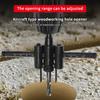Adjustable Circle Hole Saw Cutter Drill Bit Burr Free Cutting Tool for Door Lock Hole Opening Installation Works