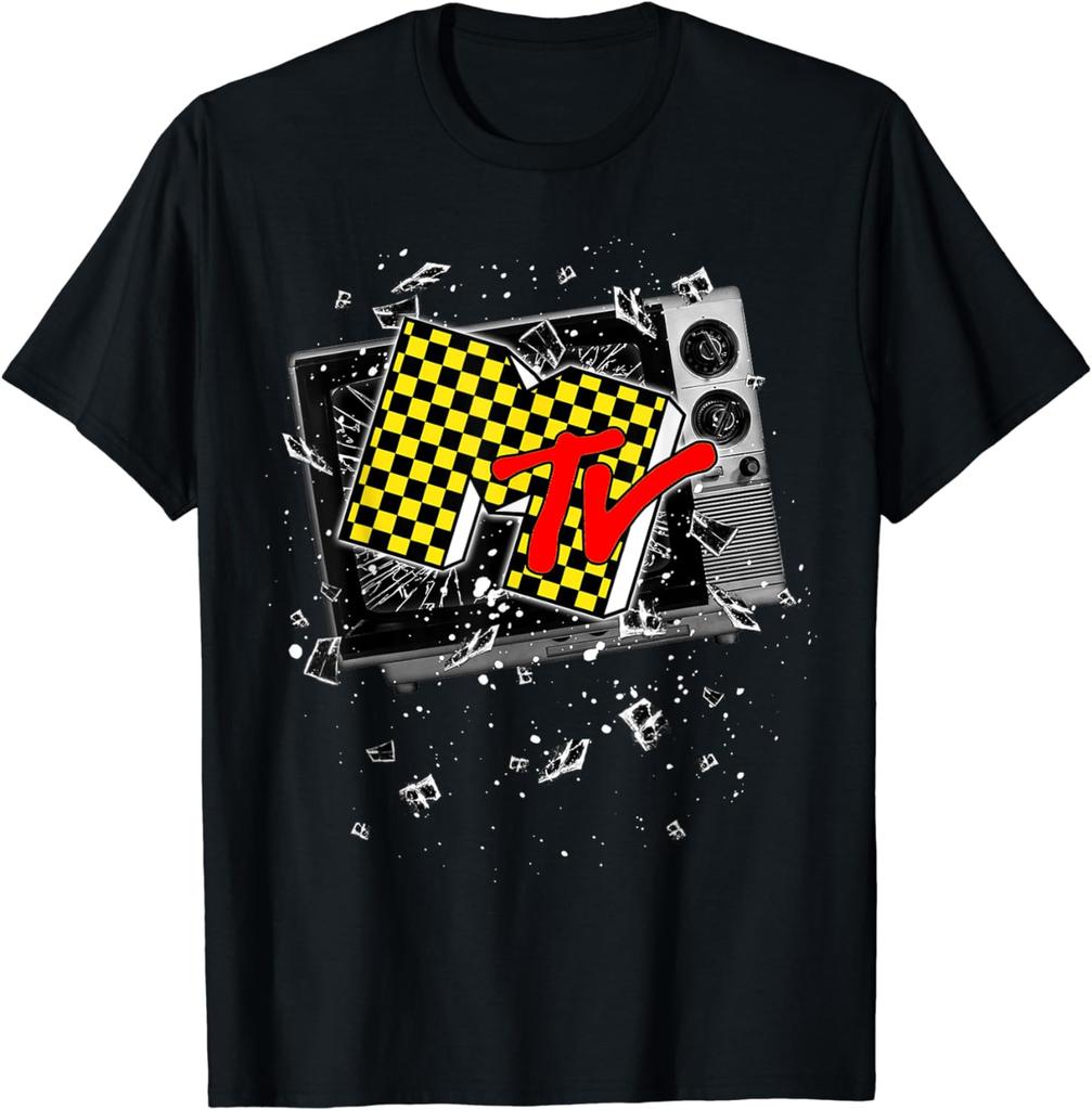 MTV Checker Board Breaking Tv TShirt