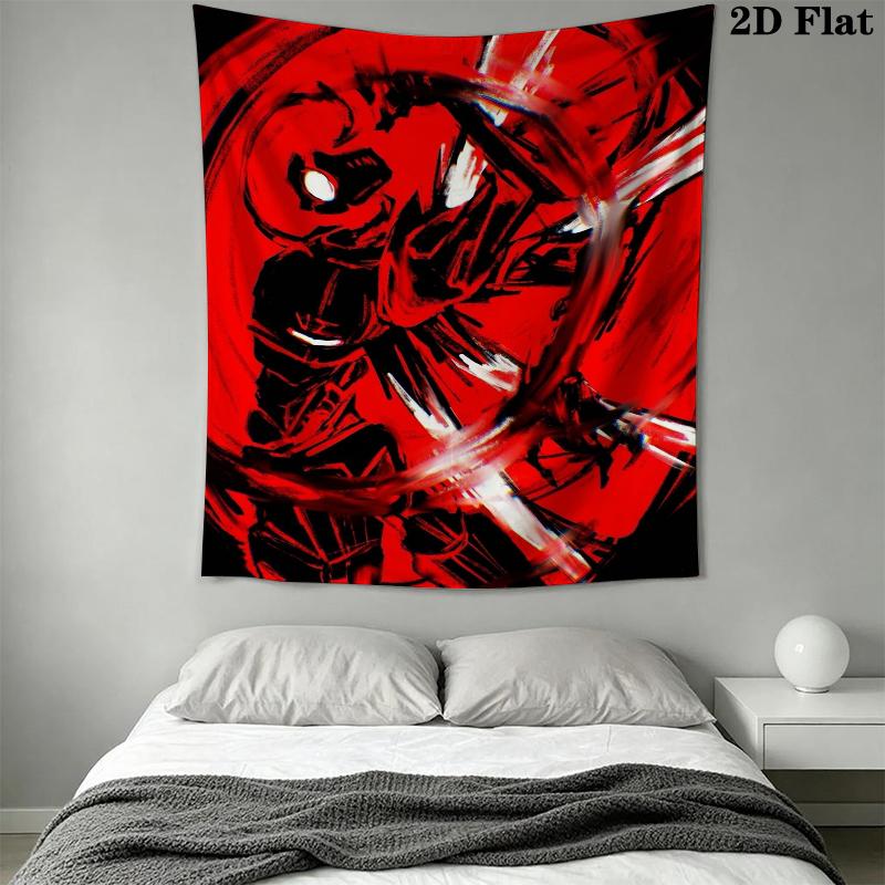 ULTRAKILL Wall Tapestry Aesthetic Wall Hanging Printed Fabric Blanket Decorative Tapestries for Bedroom Living Room Home Decor