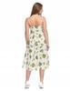 Women's Midi Dress with Straps and Ruffles Stylish Classic MORAJ XXL PATT 2