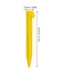 5PCS Lightweight Nylon Peg Ground Nails Screw Nail Stakes for Soil Ice