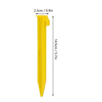 5PCS Lightweight Nylon Peg Ground Nails Screw Nail Stakes for   Soil Ice