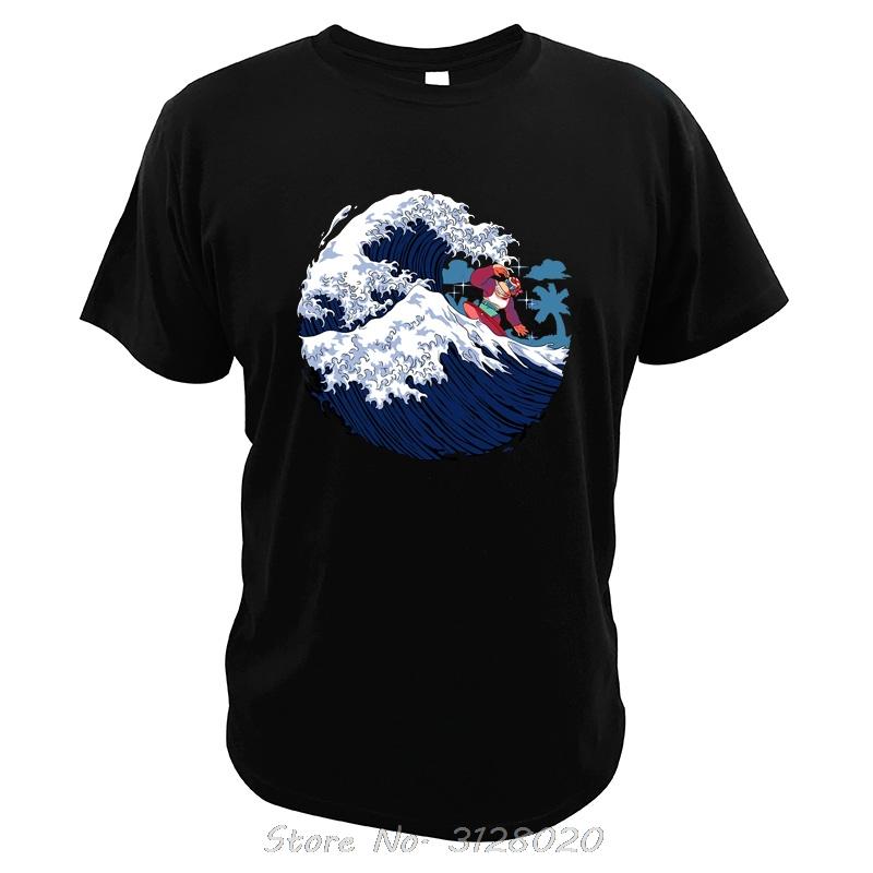 

Donkey Vintage Kong T Shirt The Great Wave Off Kanagawa Tees T-Shirt Funky Kong Japanese Game Digital Print Casual Tshirt - M... 5XL різнокольоровий