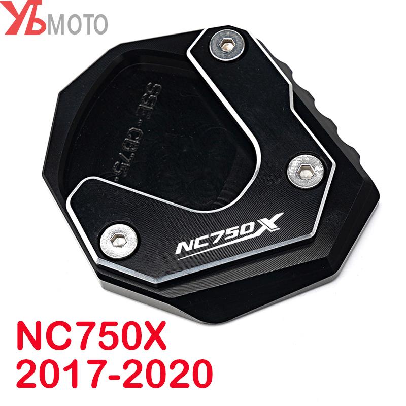 For HONDA NC750X NC 750 X 2017 2018   (not for ) Motorcycle CNC Kickstand Side Stand Extension Pad Accessories NC750