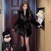 KAISER Women's Elegant Faux Fur Coat