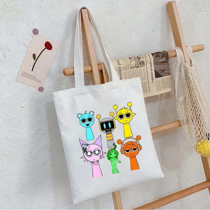 Game music box peripheral portable canvas bag to work out bento messenger bag shoulder bag large capacity